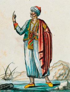 ジャック・グラッセ・ド・サン＝ソーヴル（1757-1810）の『航海百科』に掲載されたラブローズ（1796年活躍）の図面からのカラー・エングレーヴィング。 作： Jacques Grasset de Saint Sauveur