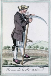 黒い森の男-グラッセ・サン・ソーヴル編『旅の百科事典』（1796年）より