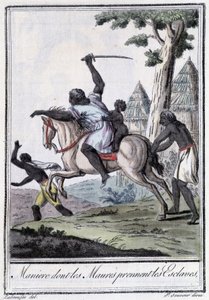 モーレツがエスクレーブを獲得した場所 - グラッセ・サン・ソーヴル編「航海百科」（1796年、パリ
