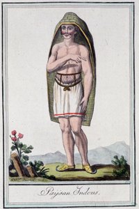 農民のインド人（インド）-グラッセ・サン・ソーヴル編「航海百科」（1796年）より 作： Jacques Grasset de Saint Sauveur