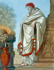 ポンティフェックスマキシムス、「L&39;Antique Rome」のイラスト、Labrousseによって彫刻、1796年公開