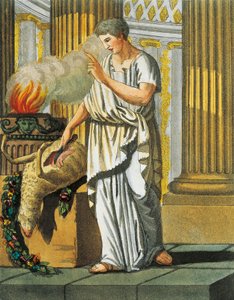 ジャック・グラッセ・ド・サン＝ソーヴル（1757-1810）の「予言者」は、古代ローマの版画で、ローマ人、その軍事、習慣、宗教、公共の生活に関するすべてのものを歴史的、絵画的に説明しています。 作： Jacques Grasset de Saint Sauveur