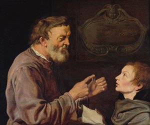 師匠と弟子 作： Jacques II de Gheyn