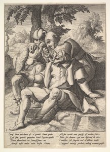 愚か者の知恵、六つのことわざから。 作： Jacques II de Gheyn