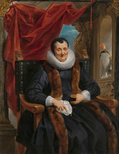 マグダレナ・デ・カイペルの肖像 Rogier Le Witerの母、Magdalena de Cuyperの肖像 作： Jacques Jordaens
