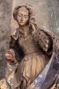 マグダラの聖マリア（石膏塗装 作： Jacques Jubert