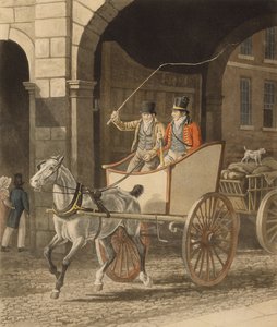 コーチング、またはメールガード、マシューDubourg（fl.1786-1838）1825（アクアチント）によって刻まれました 作： Jacques Laurent after Agasse