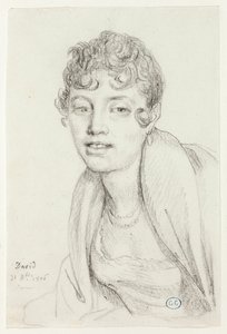 アンジェリーク・モンジュの胸像 作： Jacques Louis David