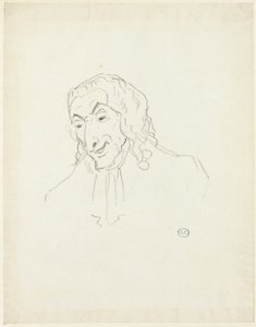ジャボを持つ男の胸像 作： Jacques Louis David