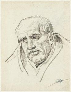 老人の胸像 作： Jacques Louis David