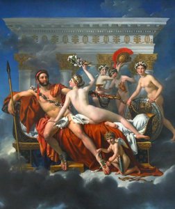 フランス語： Mars désarmé par Vénus 金星に武装解除された火星 作： ジャック・ルイス・デビッド