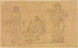 神々と女神 作： Jacques Louis David