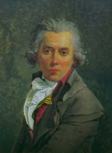 イタリア人  Autoritratto 3つの襟を持つ自画像 作： ジャック・ルイス・デビッド