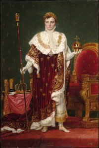 ジャック＝ルイ・ダヴィッド - 皇帝ナポレオン1世、1807年頃 作： ジャック・ルイス・デビッド