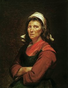 野菜売り、1789年。 作： Jacques Louis David