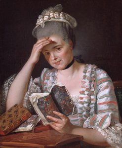 フランソワ・ビュロン夫人、1769年。 作： Jacques Louis David