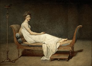 レカミエ夫人、ジュリーバーナード1777-1849 作： Jacques Louis David