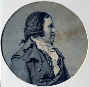 エドモンド・ルイ・デュボワ・ド・クランス（1747-1814）陸軍大臣代理の肖像。ジャック・ルイ・ダヴィッド（1748-1825）によるデッサン 作： Jacques Louis David