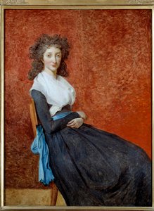 シャルル・ルイ・トルデーヌ夫人の肖像（1769-1802） ジャック・ルイ・ダヴィッド（1748-1825）の絵画 日。1,30 x 0,98 m 作： Jacques Louis David