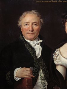 考古学者ムッシュ・モンジュ（1747-1835）の肖像 Detail.ジャック・ルイ・ダヴィッド（1748-1825）の絵画 19世紀