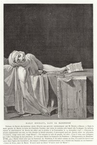 マラーの死、1793