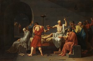 ソクラテスの死 作： Jacques Louis David