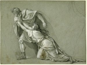 カルタゴのためのマーカス・アティリウス・レグルスの出発、1785-86 作： Jacques Louis David