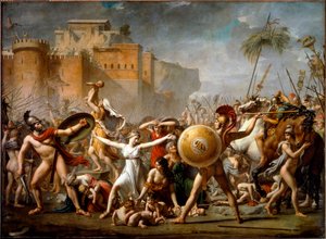 サビーニ女史の介入 作： Jacques Louis David