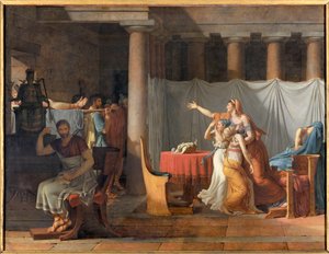LictorsはLucius Junius Brutus（紀元前6世紀）に彼の息子たちの遺体を報告する Lictors Bearing to Brutus the Bodies of his Sons