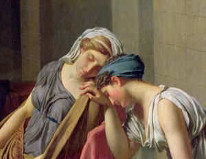 Horatiiの誓い、1784（2290の詳細） 作： Jacques Louis David