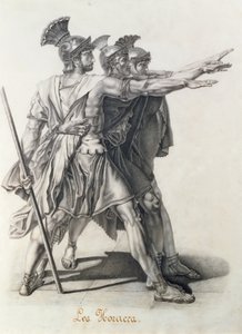 Horatiiの誓い、Horatii（鉛筆）の詳細 作： Jacques Louis David