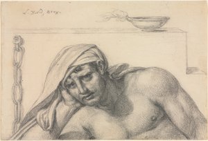囚人 作： Jacques Louis David
