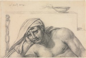 囚人、1819年。 作： Jacques Louis David