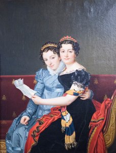 ゼナイデとシャルロット・ボナパルト 作： Jacques Louis David