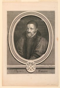 パピール・マッソンの肖像 (1544-1611) 作： Jacques Lubin