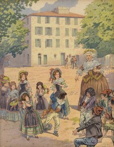 子供の頃のナポレオン・ボナパルト 作： Jacques Marie Gaston Onfray de Breville (Job)