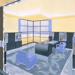 オフィス、「Editions de S de Bonadona」より 作： Jacques Meistermann