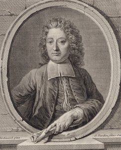 作曲家Jean-FrançoisLallouette 1651-1728の肖像。 作： Jacques Nicolas Tardieu