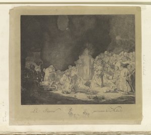 Predikende Christus (De Honderdguldenprent) 病人を癒す主 (オブジェクトのタイトル) 原画集85点（連載タイトル） 作： Jacques Philippe Le Bas