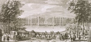 ネプチューンの噴水、ベルサイユのビュー 作： Jacques Rigaud