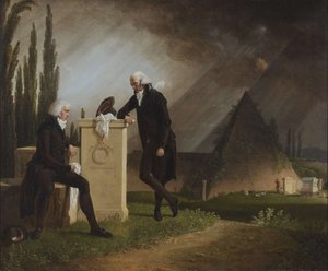 ローマのエレジー、1791 年。 作： Jacques Sablet