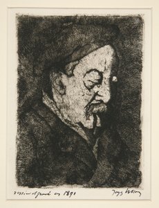 画家・版画家エミール・ニコルの肖像 (画家・版画家エミール・ニコルの肖像) 作： Jacques Villon