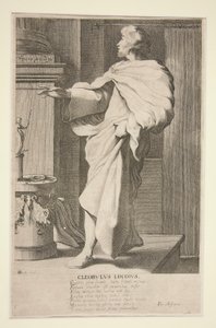 クレオブルス リンディウス、シリーズ「ギリシャの七賢者」の #6 作： Jacques de Gheyn III