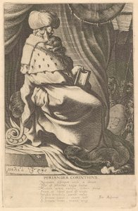 Periander Corinthius、シリーズ「ギリシャの七賢者」の #7 作： Jacques de Gheyn III