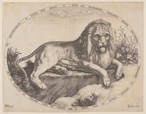Den Grooten Leeuw（偉大なるライオン）。 作： Jacques de Gheyn II
