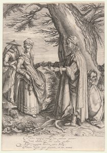 占い師 作： Jacques de Gheyn II