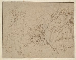 友達に試された糞山での仕事 作： Jacques de Gheyn II