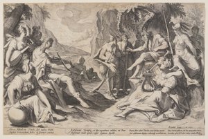 ミダスの審判 作： Jacques de Gheyn II