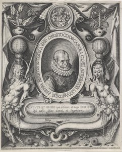 カロルス・クルシウス（シャルル・ド・レクリュース、1526-1609）の肖像 作： Jacques de Gheyn II