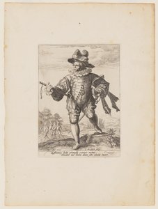 ルドルフ2世皇帝の護衛将校と兵士たちより 作： Jacques de Gheyn II
